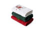 Mijölnir Santa C Juego de Toallas de Lavado 3 Piezas Verde, Rojo, Blanco